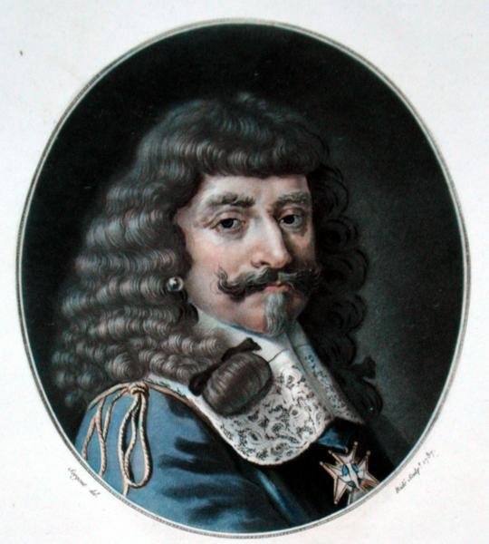 Henry of Lorraine, Harcourtin ensimmäinen kreivi (1601-66), kaiverrus Riden, 1787 tekijältä Antoine Louis Francois after Sergent Marceau