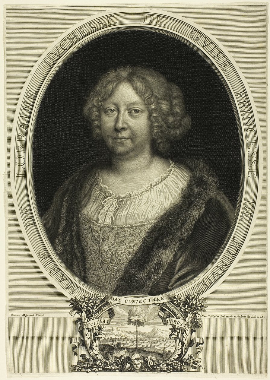 Marie de Lorraine, Guisen herttuatar, Joinvillen prinsessa tekijältä Antoine Masson
