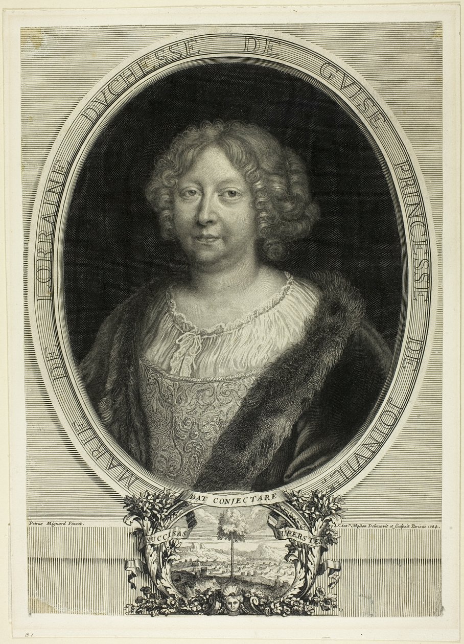 Marie de Lorraine, Guisen herttuatar, Joinvillen prinsessa tekijältä Antoine Masson