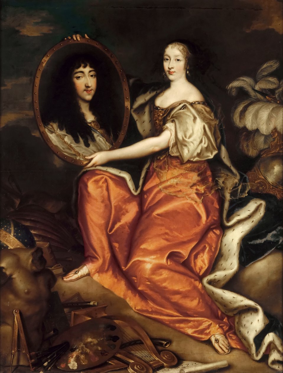 Englannin Henrietta, Orléansin herttuatar 1644-1670 tekijältä Antoine Mathieu