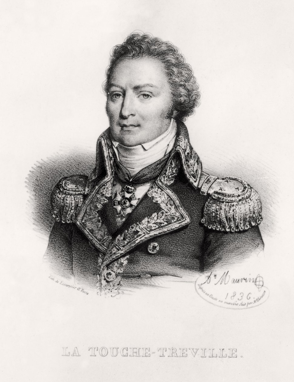 La Touche-Trévillen kreivin Louis-René Madelaine Le Vassorin muotokuva tekijältä Antoine Maurin