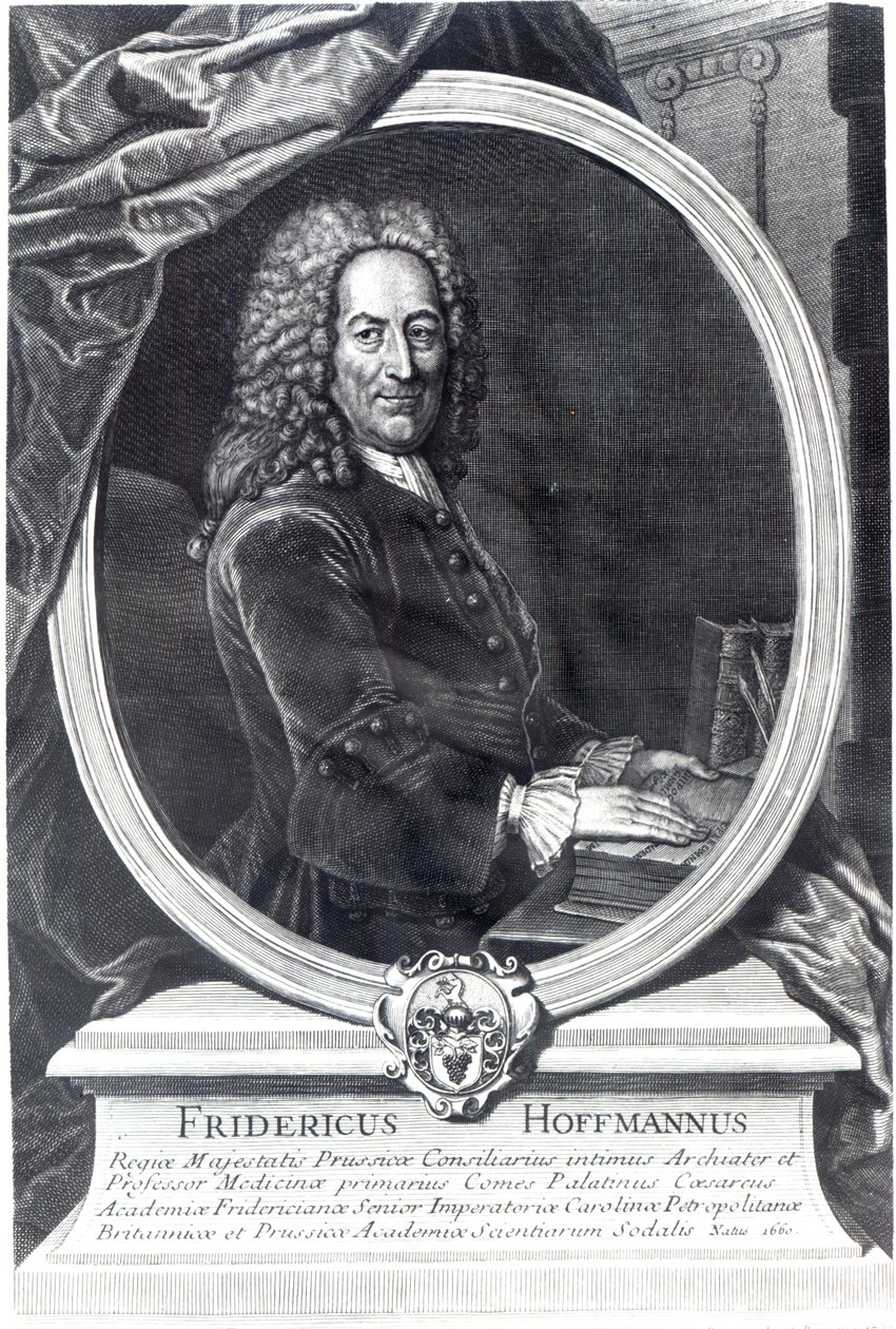 Friedrich Hoffmann, kaiverrus F.G Wolffgang, 1735 tekijältä Antoine Pesne