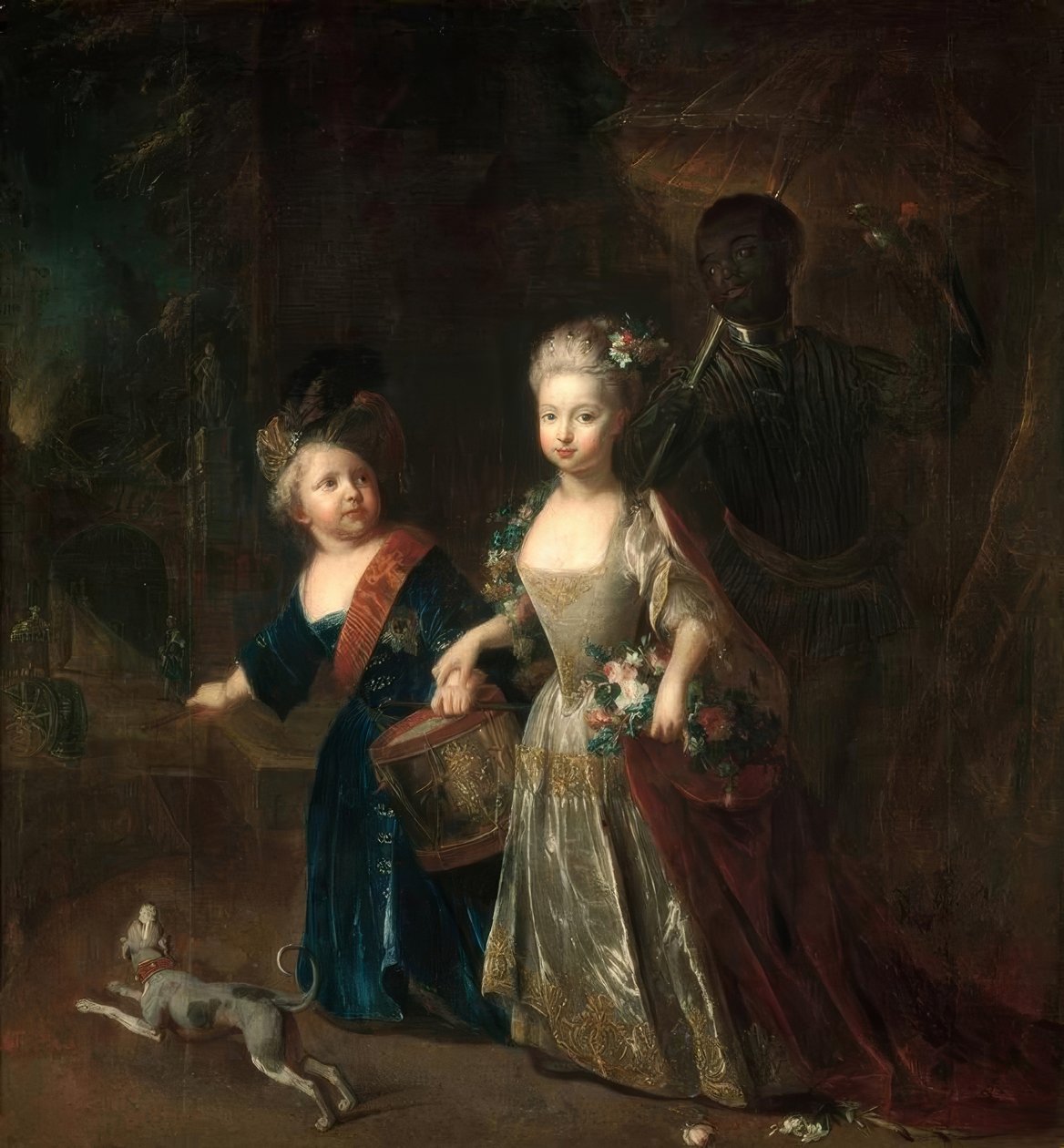 Friedrich d. Gr. u. Wilhelmine / Pesne 1714 tekijältä Antoine Pesne