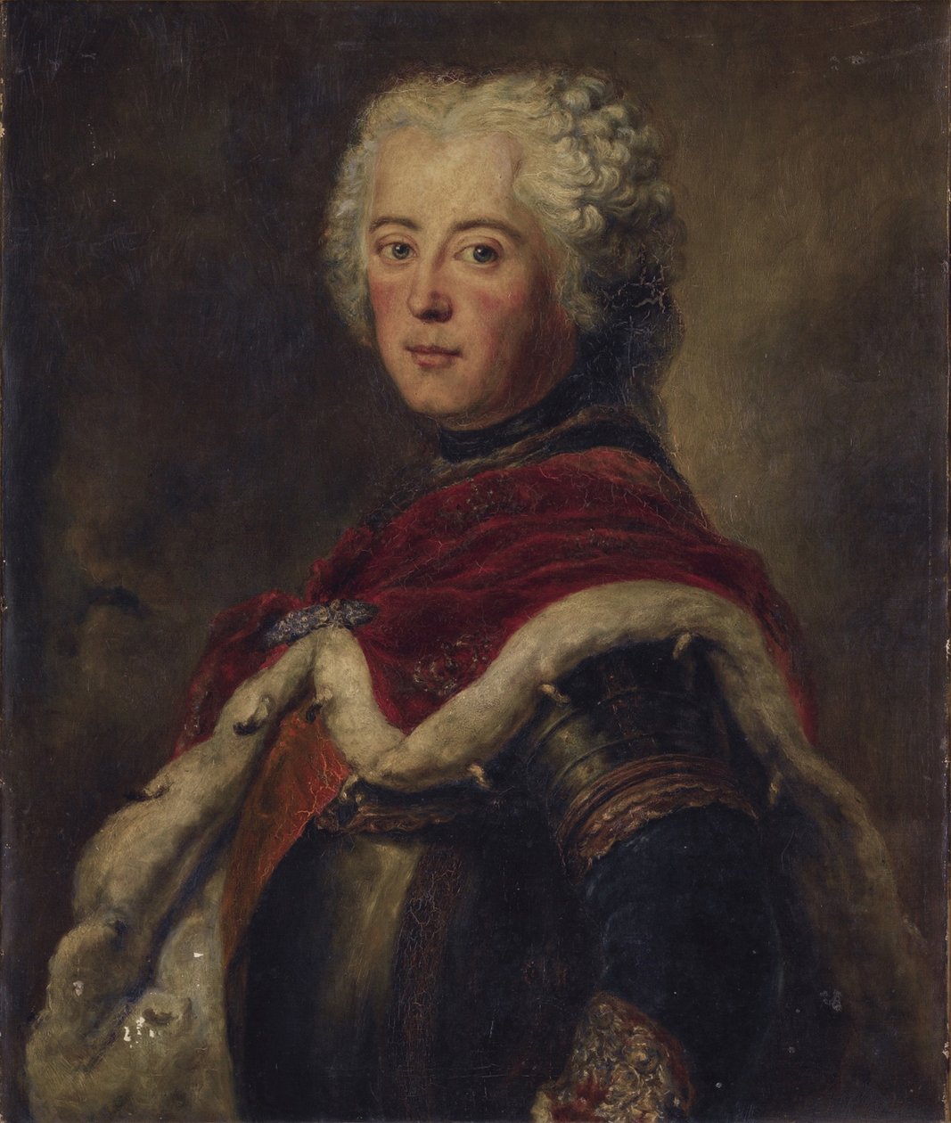 Frederick II Preussin muotokuva 17121786 tekijältä Antoine Pesne