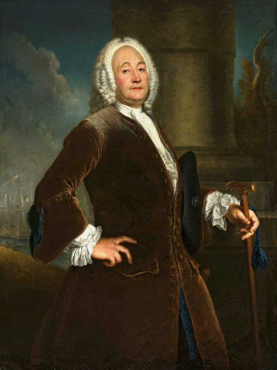 Muotokuva Heinrich Voguell (1681-) tekijältä Antoine Pesne