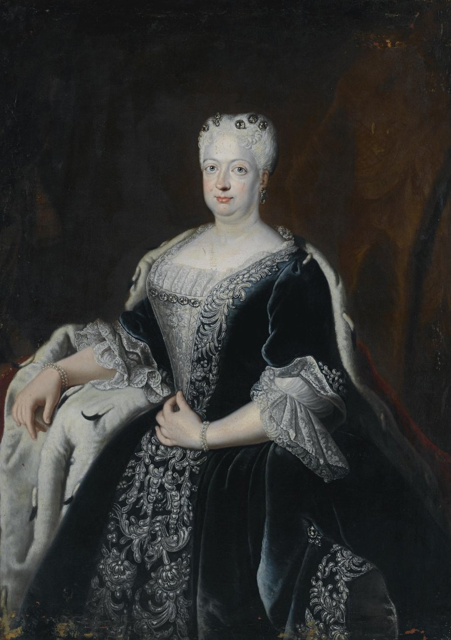 Sophia Dorothea Hannoverista 1687-1757, Preussin kuningatar puoliso tekijältä Antoine Pesne School