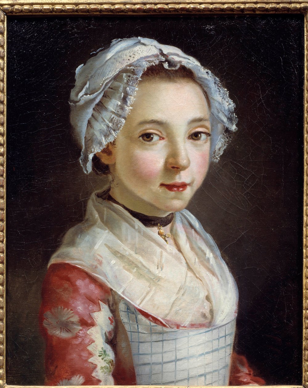 Nuori piika. Antoine Raspalin (1738-1811) maalaus tekijältä Antoine Raspal