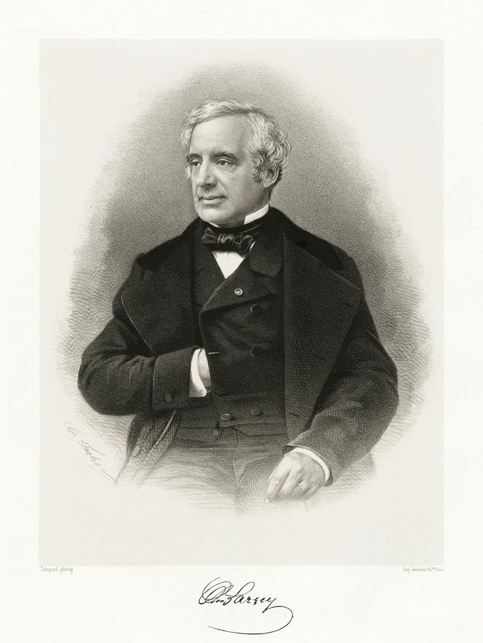 Félix Hippolyte Larrey, 1865-66 tekijältä Antoine Rene Trinquart