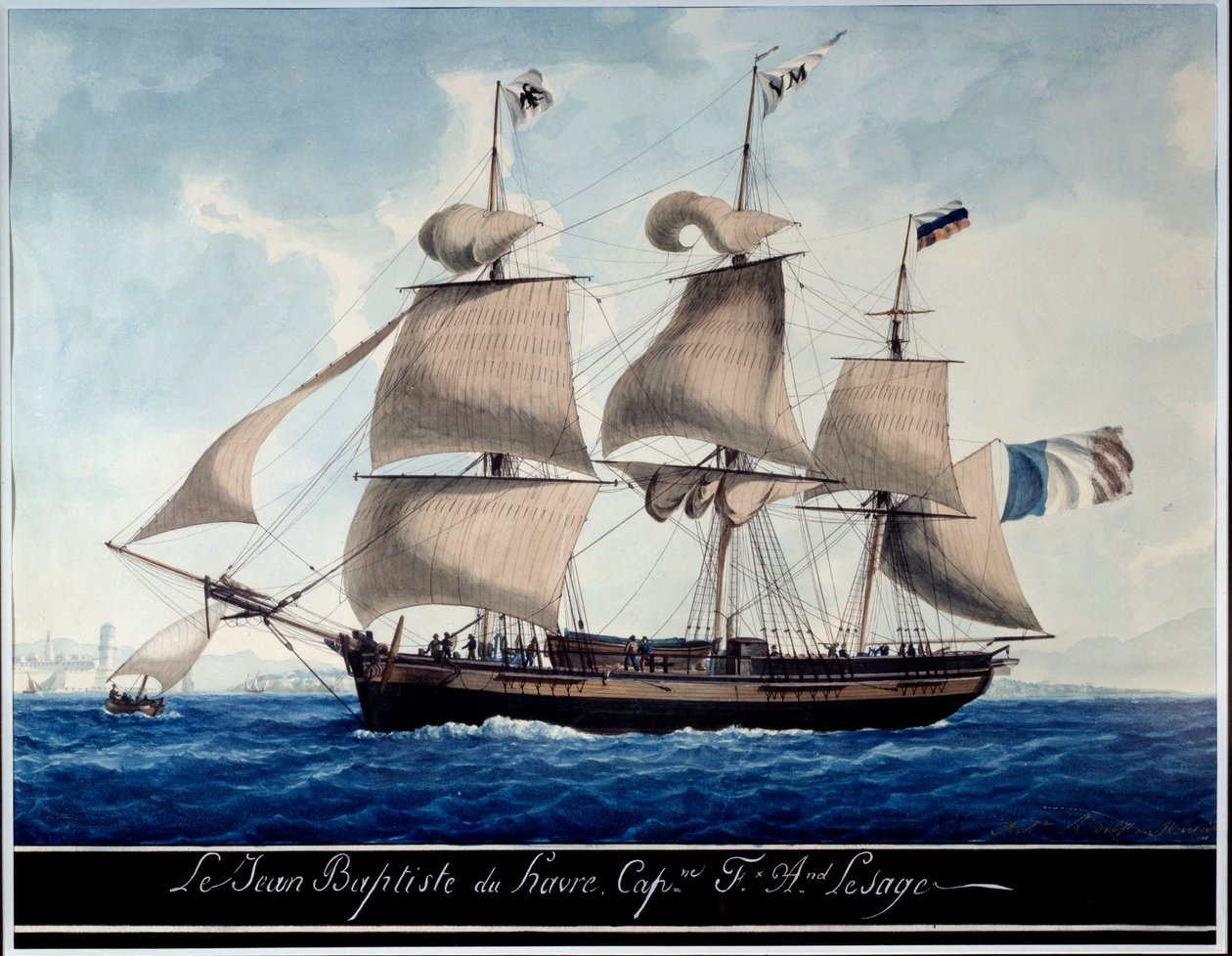 Jean - Baptiste du Havre, Marseillen satamassa Antoine Roux