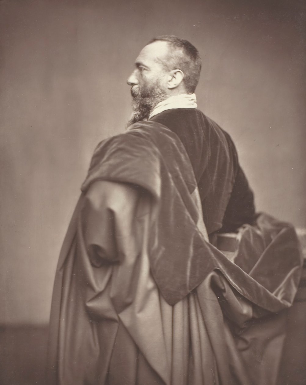 Jean-Baptiste Alphonse Karr Ranskalainen kriitikko, toimittaja ja kirjailija, 1808-1890, n. 1876. tekijältä Antoine Samuel Adam Salomon