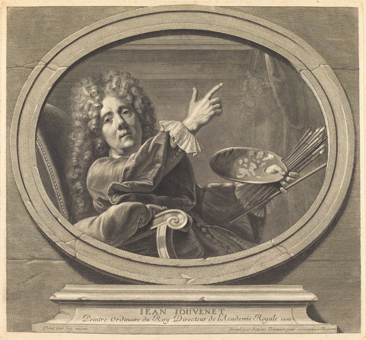 Jean Jouvenet tekijältä Antoine Trouvain after Jean Baptiste Jouvenet