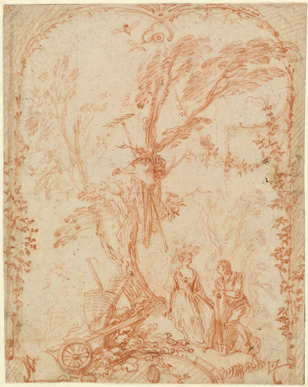 El jardiner galant finlandès tekijältä Antoine Watteau