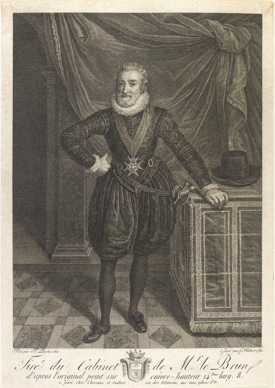 Henri IV:n muotokuva, 1760-luku tekijältä Antoine de Marcenay Ghuy