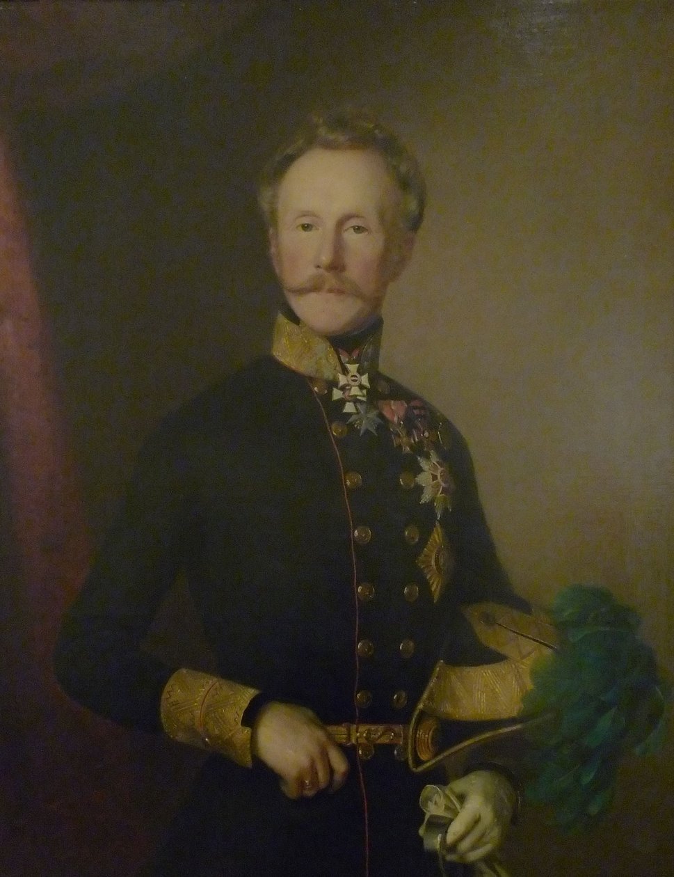 Heinrich Hermann Josef Freiherr von Heß (1788-1870), itävaltalainen kenraali tekijältä Anton Einsle