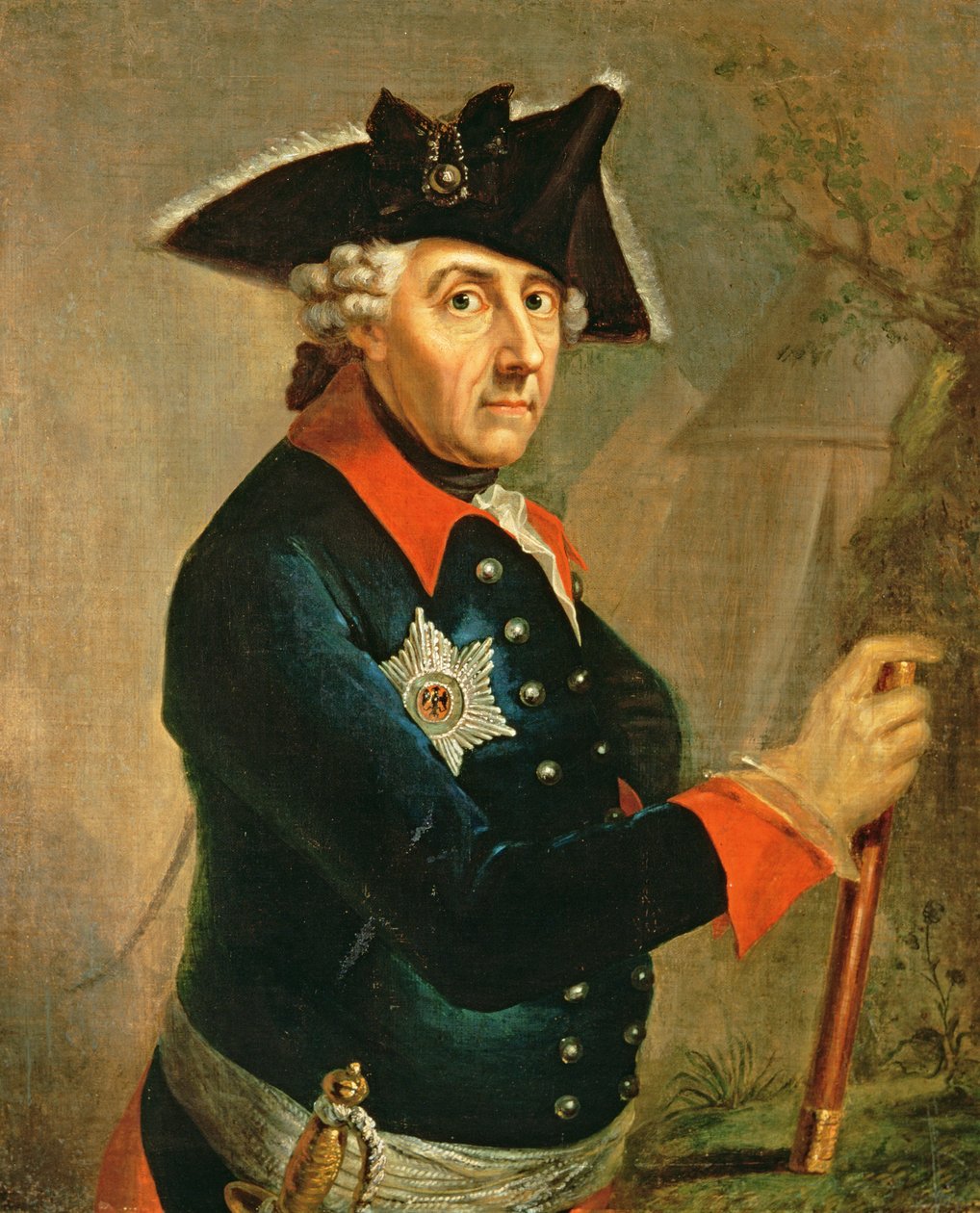 Fredrik II Preussin Suuri, 1764 tekijältä Anton Graff