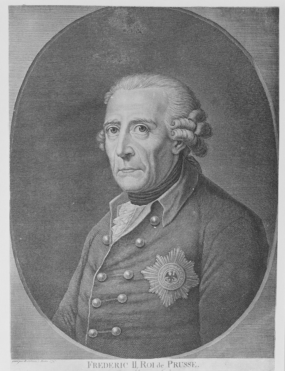 Friedrich II, Preussin kuningas, 1797 tekijältä Anton Graff