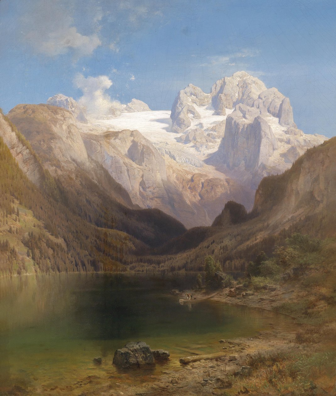 Blick vom Gosausee auf den Dachstein tekijältä Anton Hansch