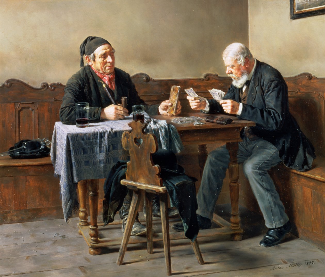 Palkkapäivä, 1887 tekijältä Anton Muller