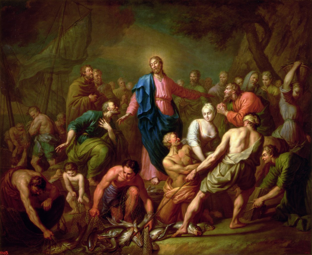 Kalojen ihmeellinen luonnos, 1762 tekijältä Anton Pavlovich Losenko