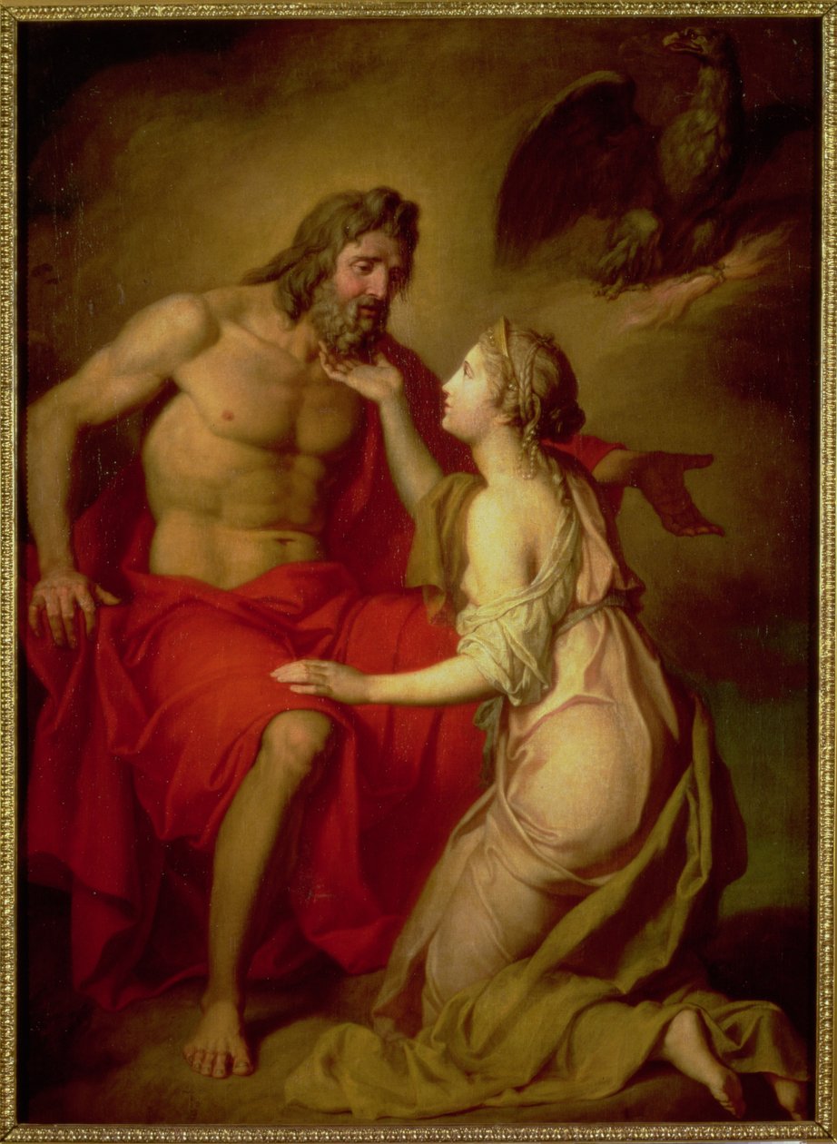 Zeus ja Thetis, 1769 tekijältä Anton Pavlovich Losenko
