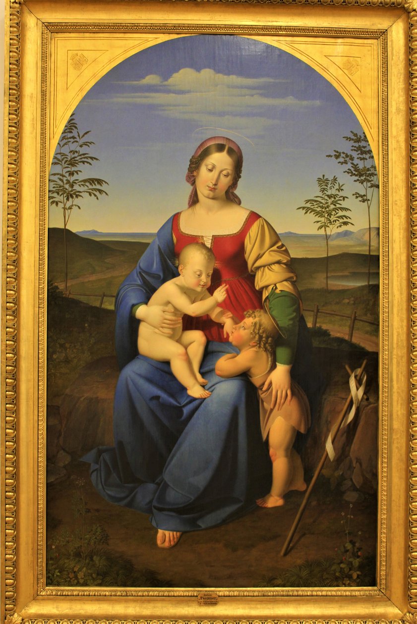 Maria mit Jesus ja Johannes dem Täufer tekijältä Anton Psenner