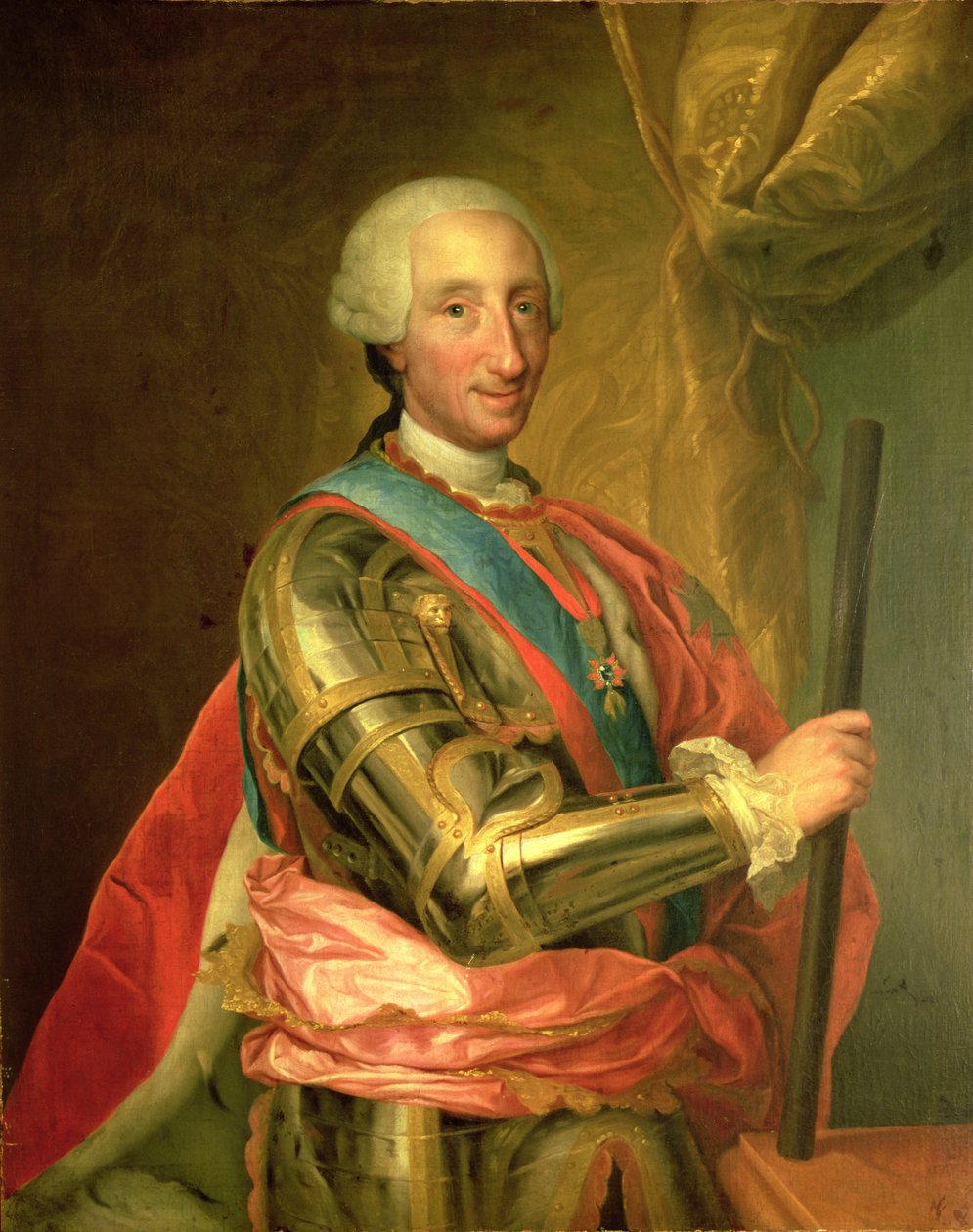 Kaarle III (1716-88) Armourissa, vuoden 1759 jälkeen tekijältä Anton Raphael Mengs