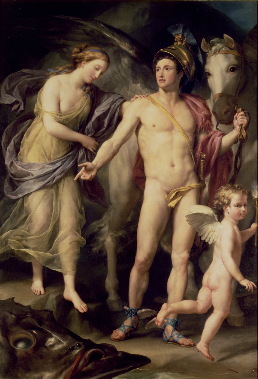 Perseus ja Andromeda, 1777 tekijältä Anton Raphael Mengs