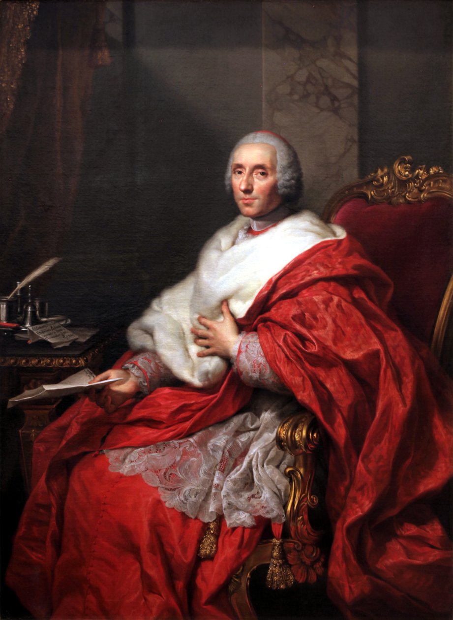 Kardinaali Alberico Archinton muotokuva tekijältä Anton Raphael Mengs