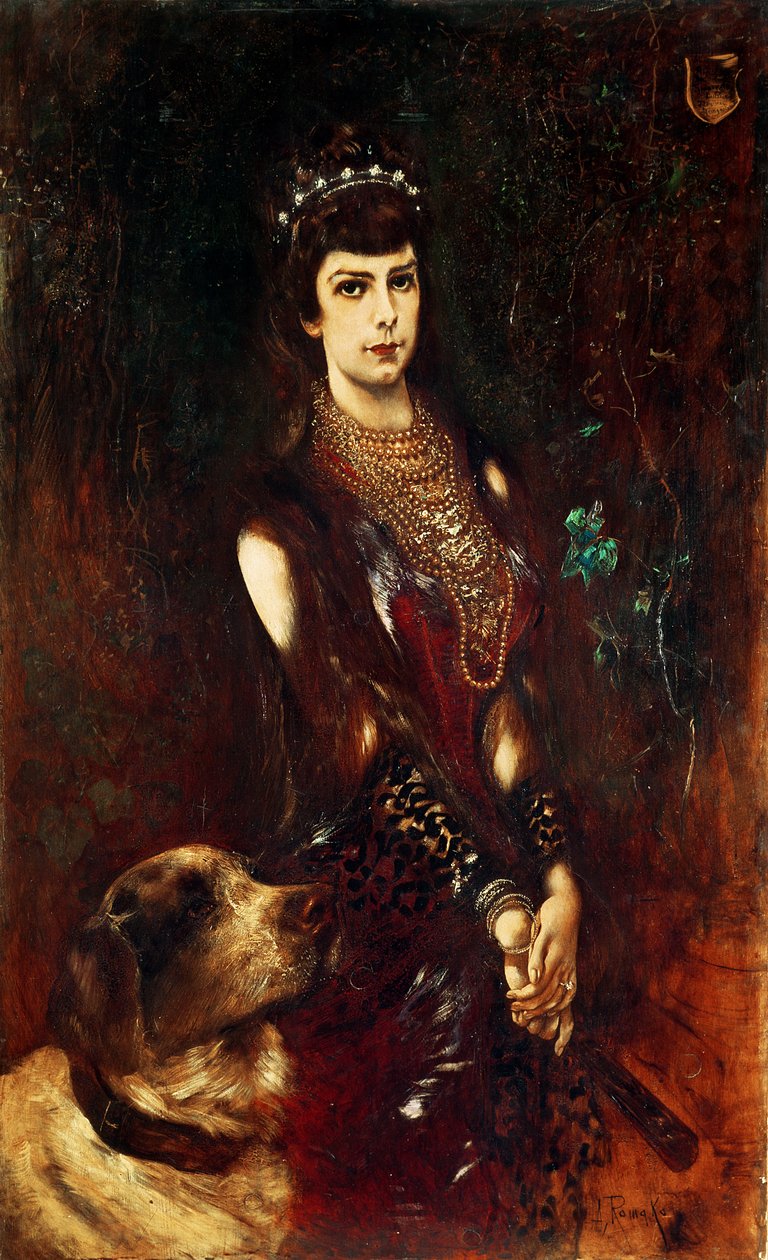 Itävallan keisarinna Elisabet, 1883 tekijältä Anton Romako