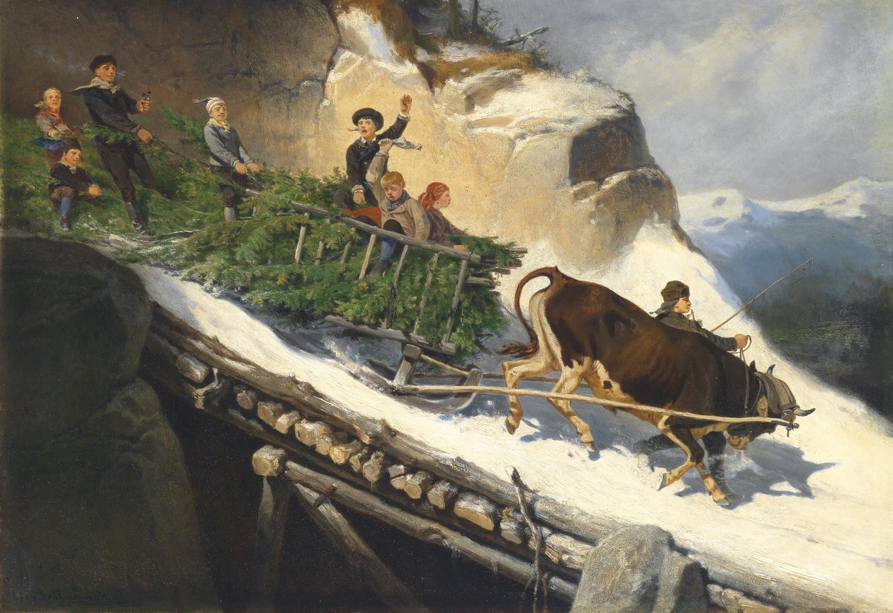 Bauernschlitten aus dem Salzburgischen tekijältä Anton Strassgschwandtner