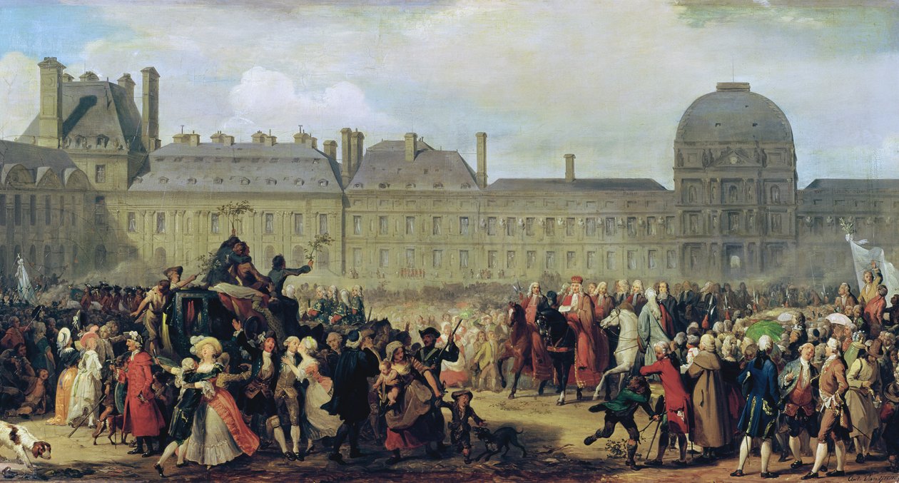 Ilmoitus Versaillesin rauhan allekirjoittamisesta 1783, 1837 tekijältä Anton van Ysendyck