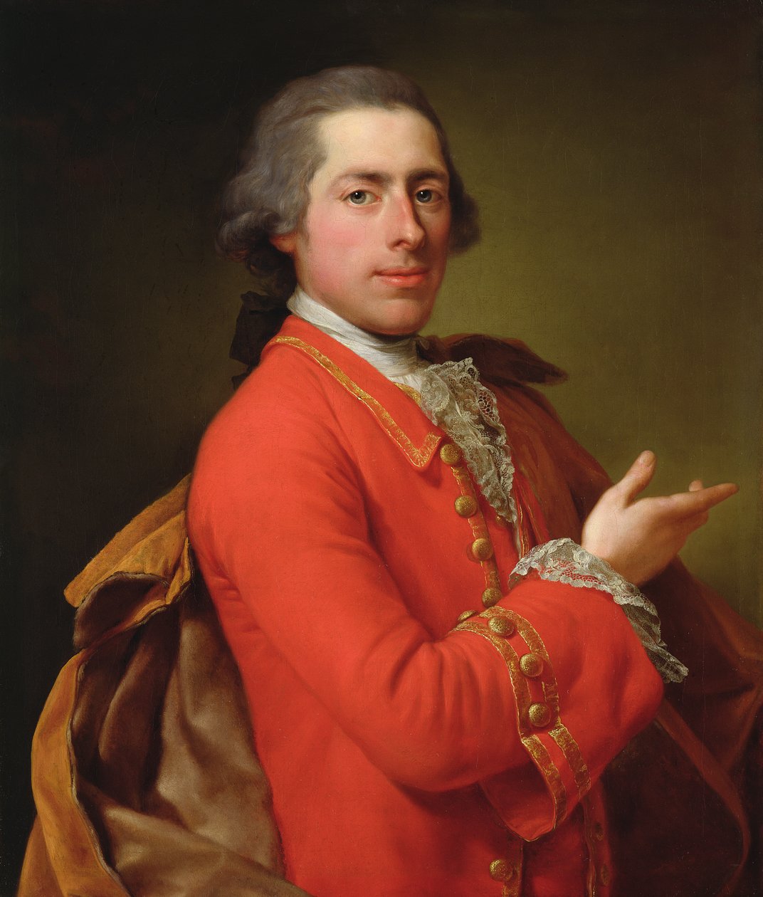 Francis William Skipwithin muotokuva, 1766 tekijältä Anton von Maron