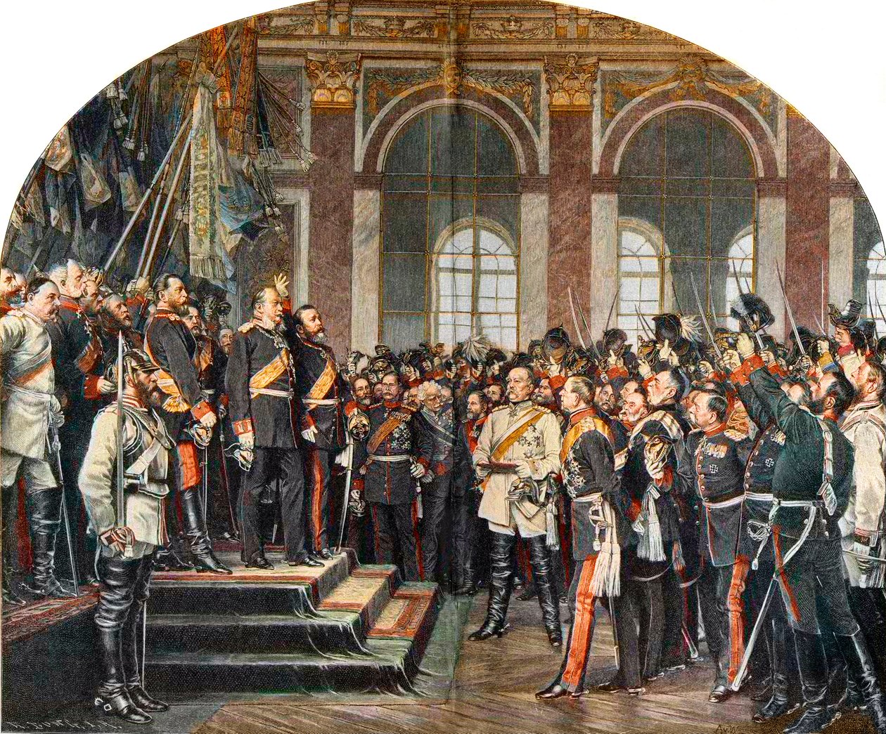 Saksan valtakunnan julistaminen Versailles