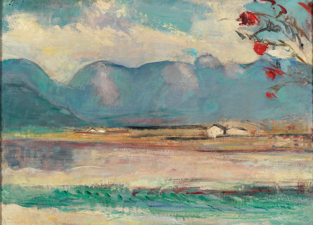 Pinzgaun maisema ja Steinernes Meer, noin 1916 tekijältä Anton Faistauer