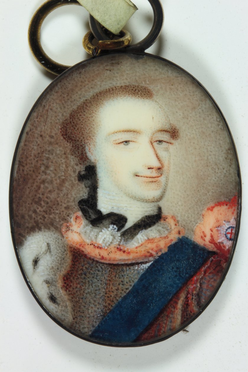 Adolphus Frederick IV Mecklenburg-Strelitzin herttua (emali) tekijältä Anton Friedrich (attr.to) Koenig