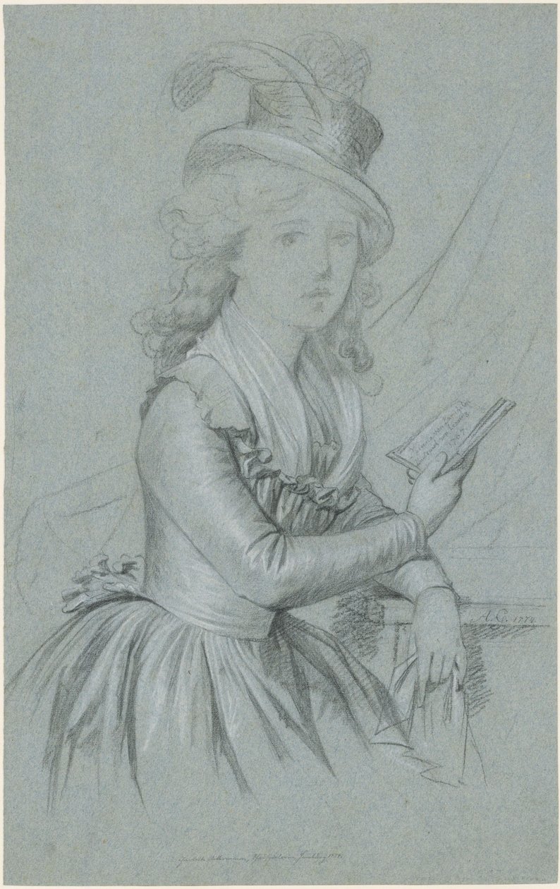 Näyttelijä Marie Magdalene Charlotte Ackermannin (1757–1775) muotokuva tekijältä Anton Graff