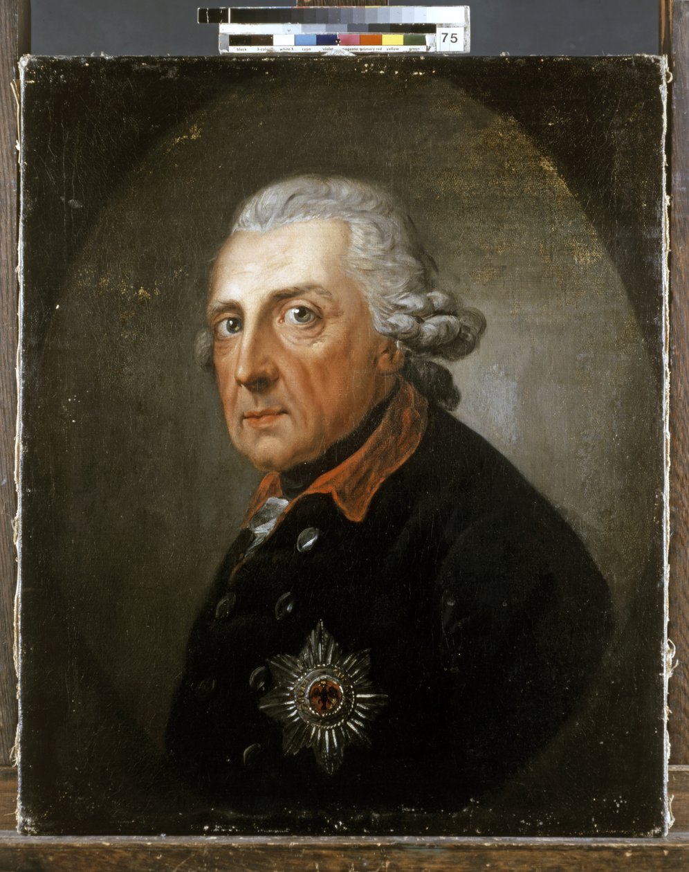 FRIEDRICH II Preussin "Suuri" Preussin kuningas (1712-1786). tekijältä Anton Graff