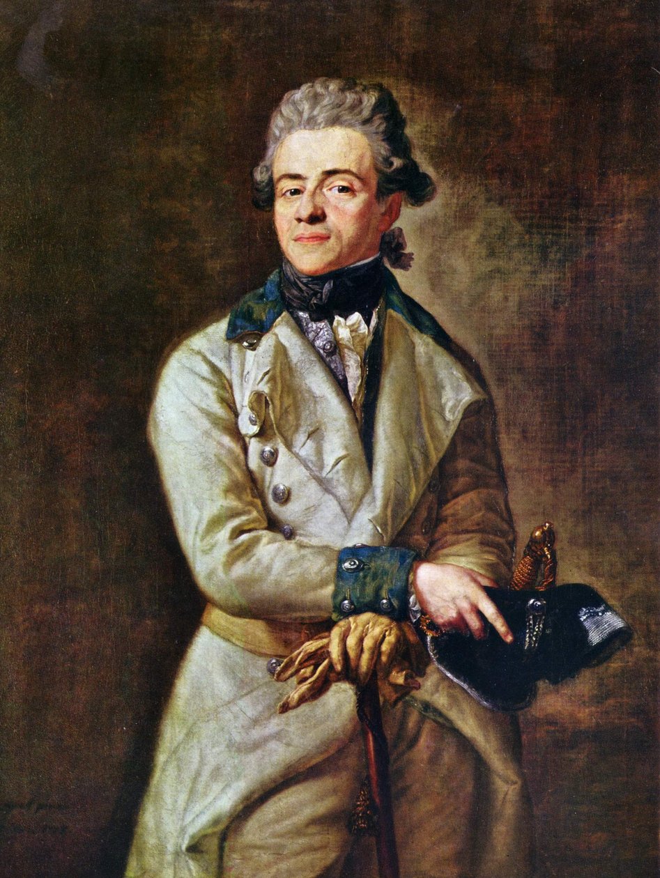 Saksa: Henrik XIII Kreivi Reuss Perintöprinssi Henrik XIII:n muotokuva tekijältä Anton Graff