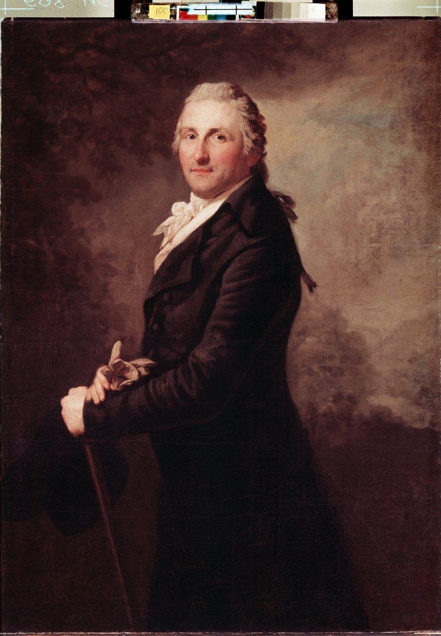 ""Gogulin (tai Goguelin), ranskalaisen sotilaan ja poliitikon George Leopoldin muotokuva" Anton Graffin (1736-1813) maalaus 1796 Koko 130x95 cm Eremitaaši, Pietari tekijältä Anton Graff