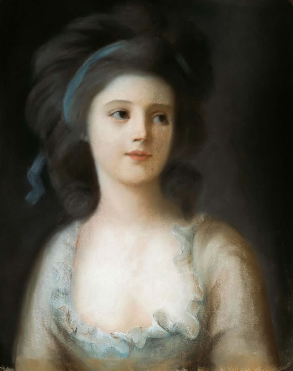 Kreivitär Zofia Potocka-Wittin muotokuva 1760-1822. tekijältä Anton Graff