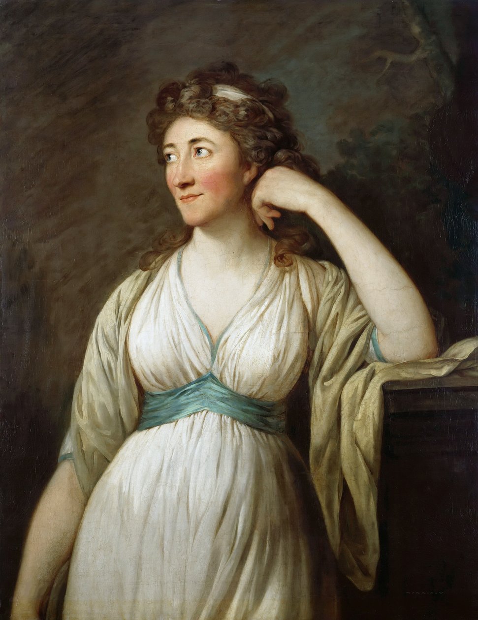 Muotokuva Elisa von der Reckestä 1754-1833, 1795-1796. tekijältä Anton Graff
