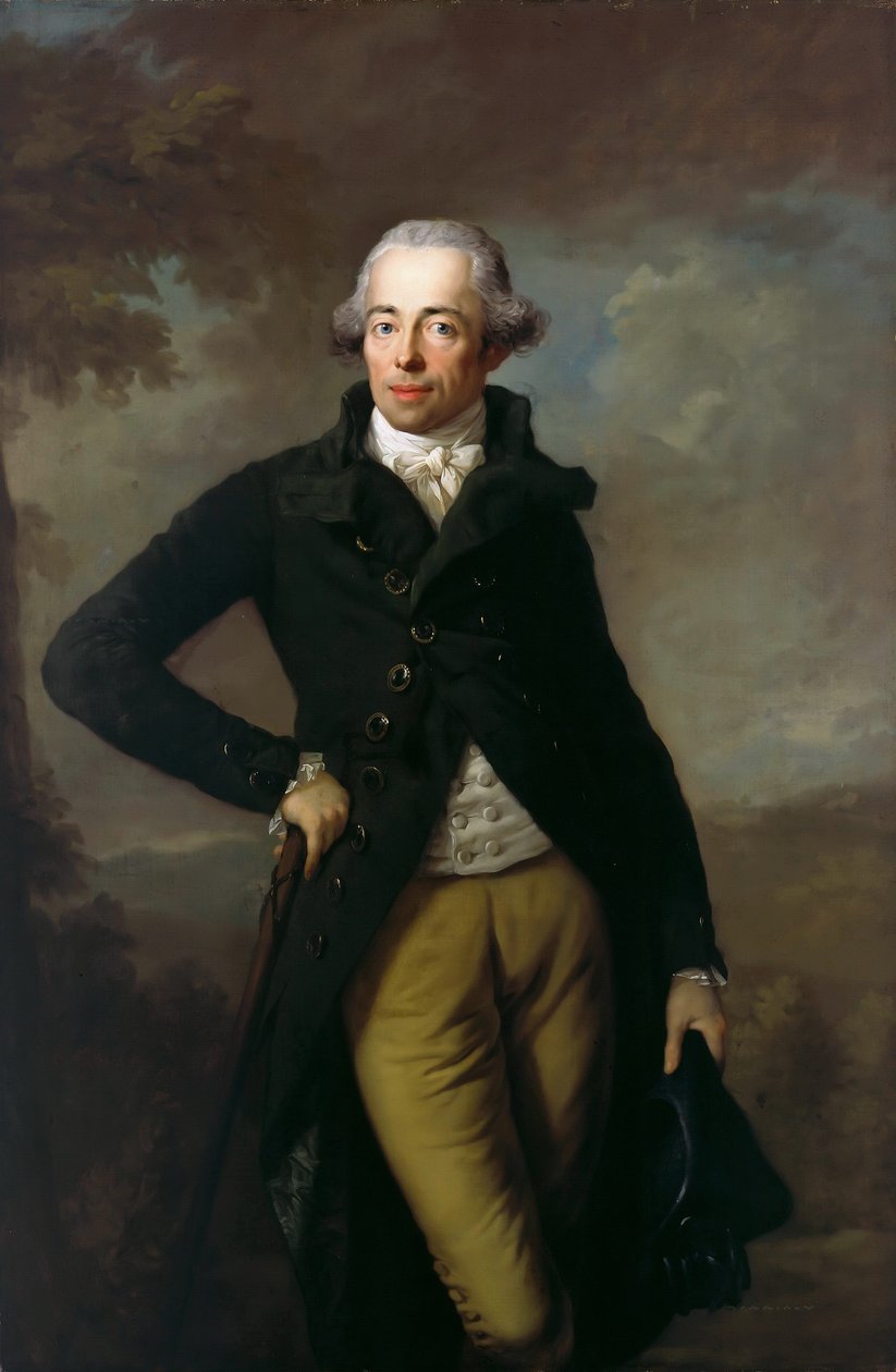 Henry XIV:n muotokuva 1749-1799, Reussin prinssi, 1789 tekijältä Anton Graff