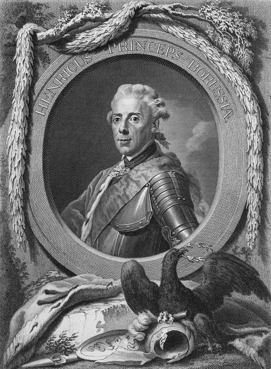 Muotokuva Preussin prinssi Henrikistä (1726-1802), 1779 tekijältä Anton Graff