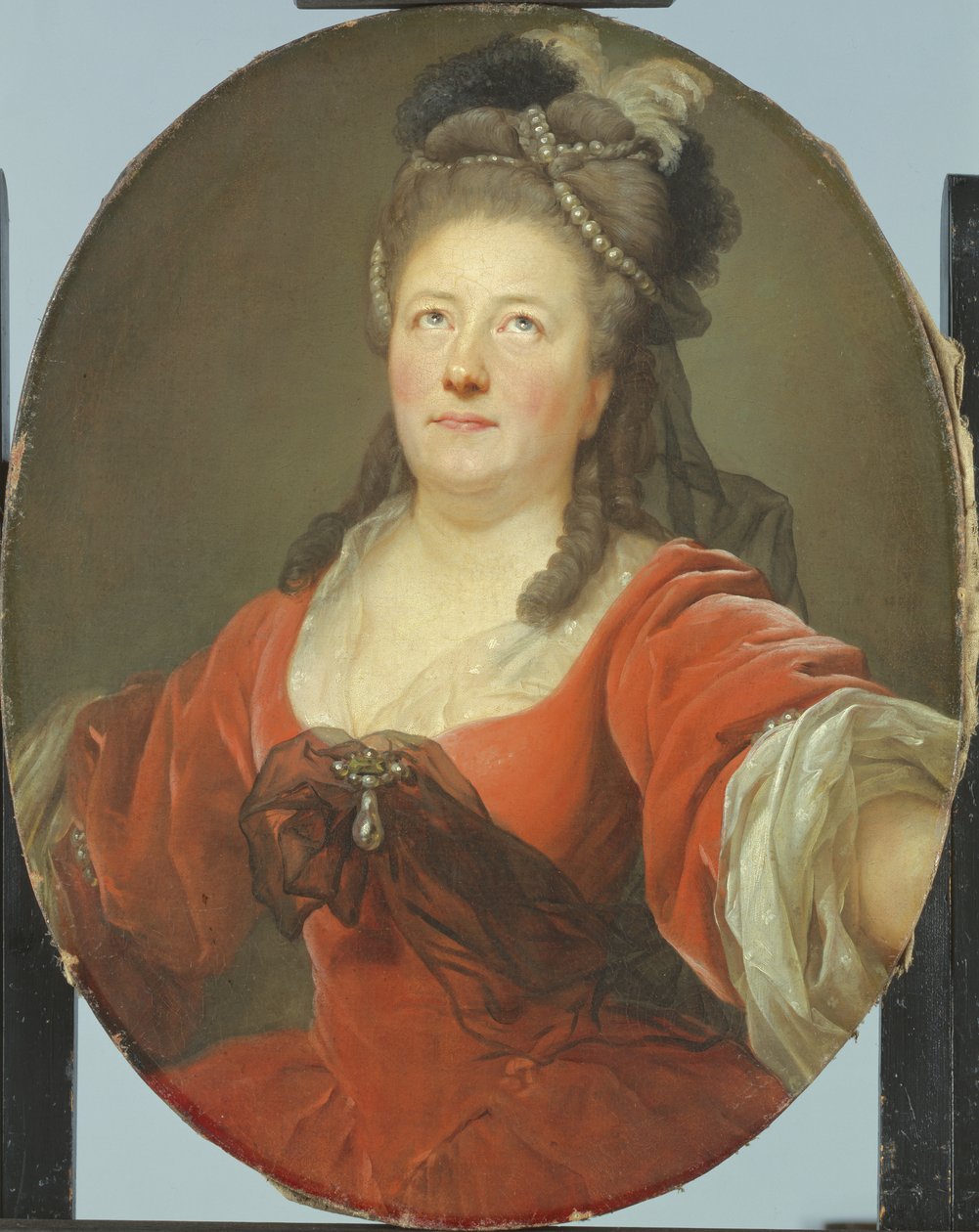 Näyttelijä Friederike Seylerin (1738-89) muotokuva tekijältä Anton Graff