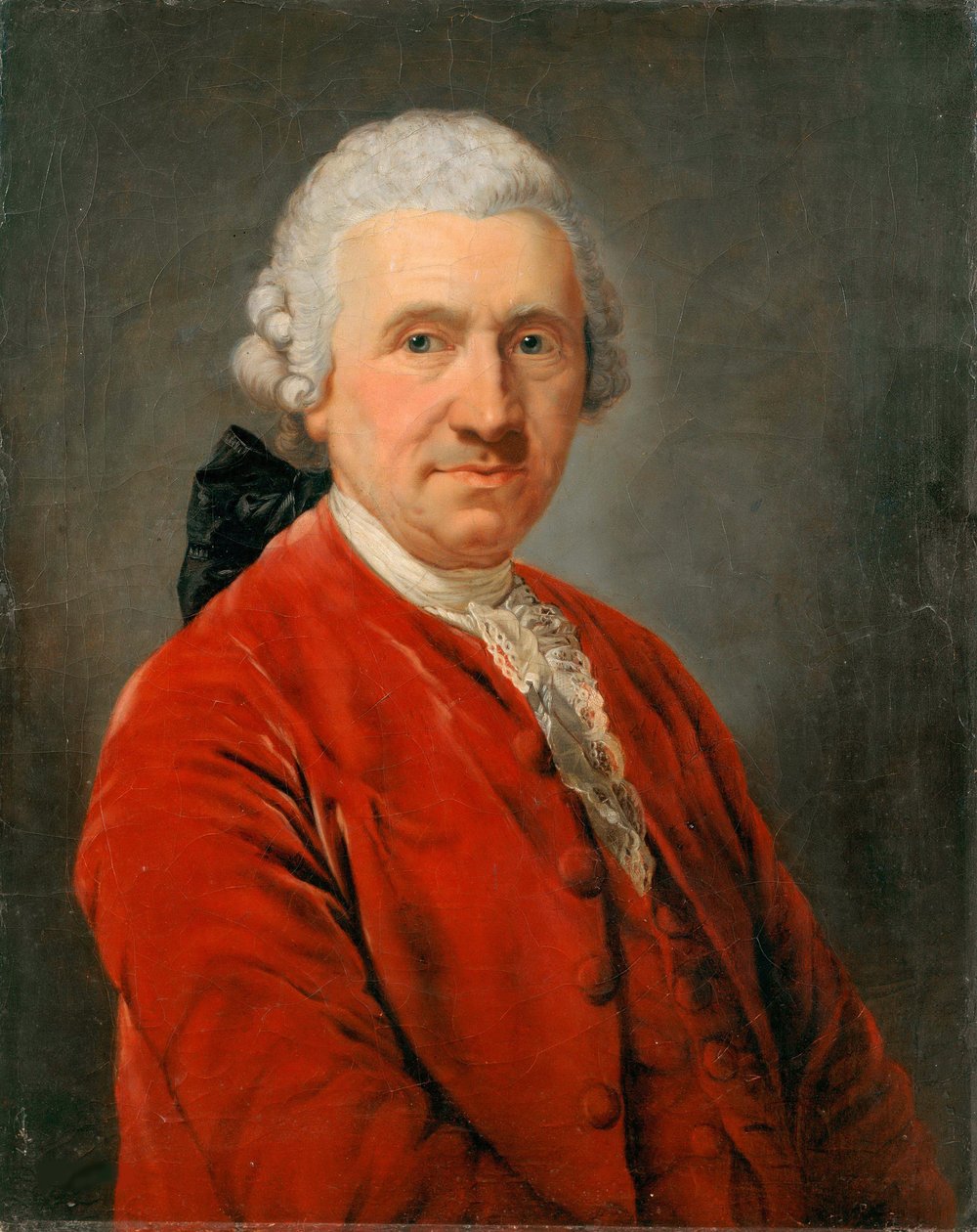 Näyttelijä Conrad Ekhofin muotokuva 1720-1778, noin 1774. tekijältä Anton Graff