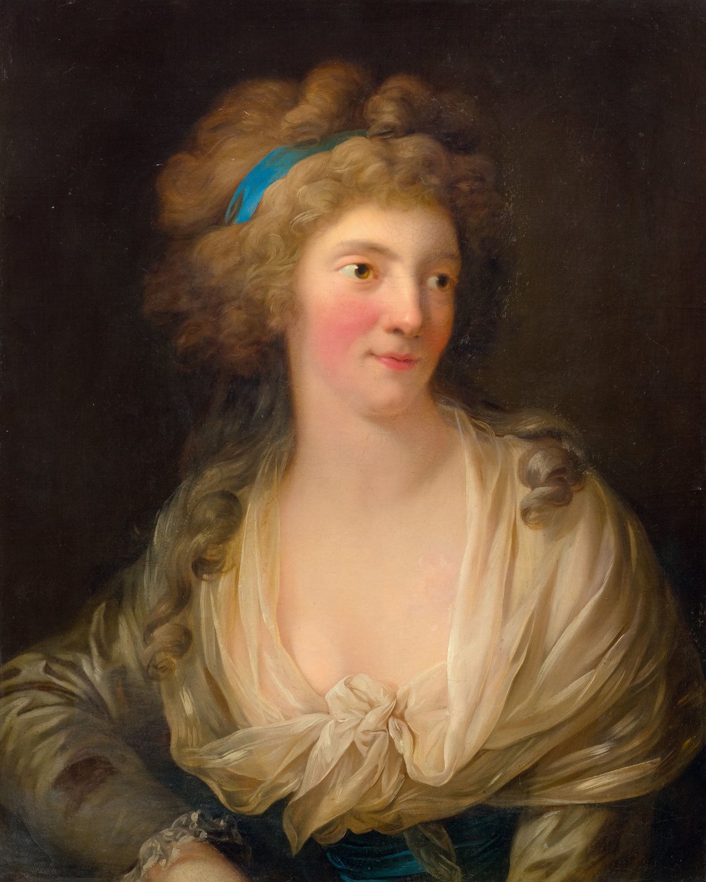 Preussin prinsessa Frederica Charlotte 1767-1820, Yorkin ja Albanyn herttuatar. tekijältä Anton Graff
