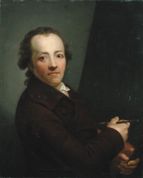 Omakuva 50-vuotiaana, 1787 tekijältä Anton Graff