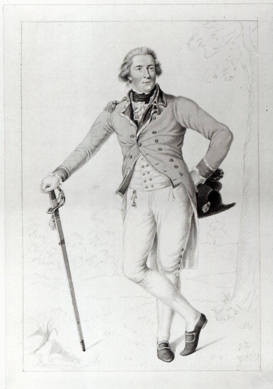 Thomas Bruce, Elginin 7. jaarli, kaiverrus George Perfect Harding, 1787 tekijältä Anton Graff