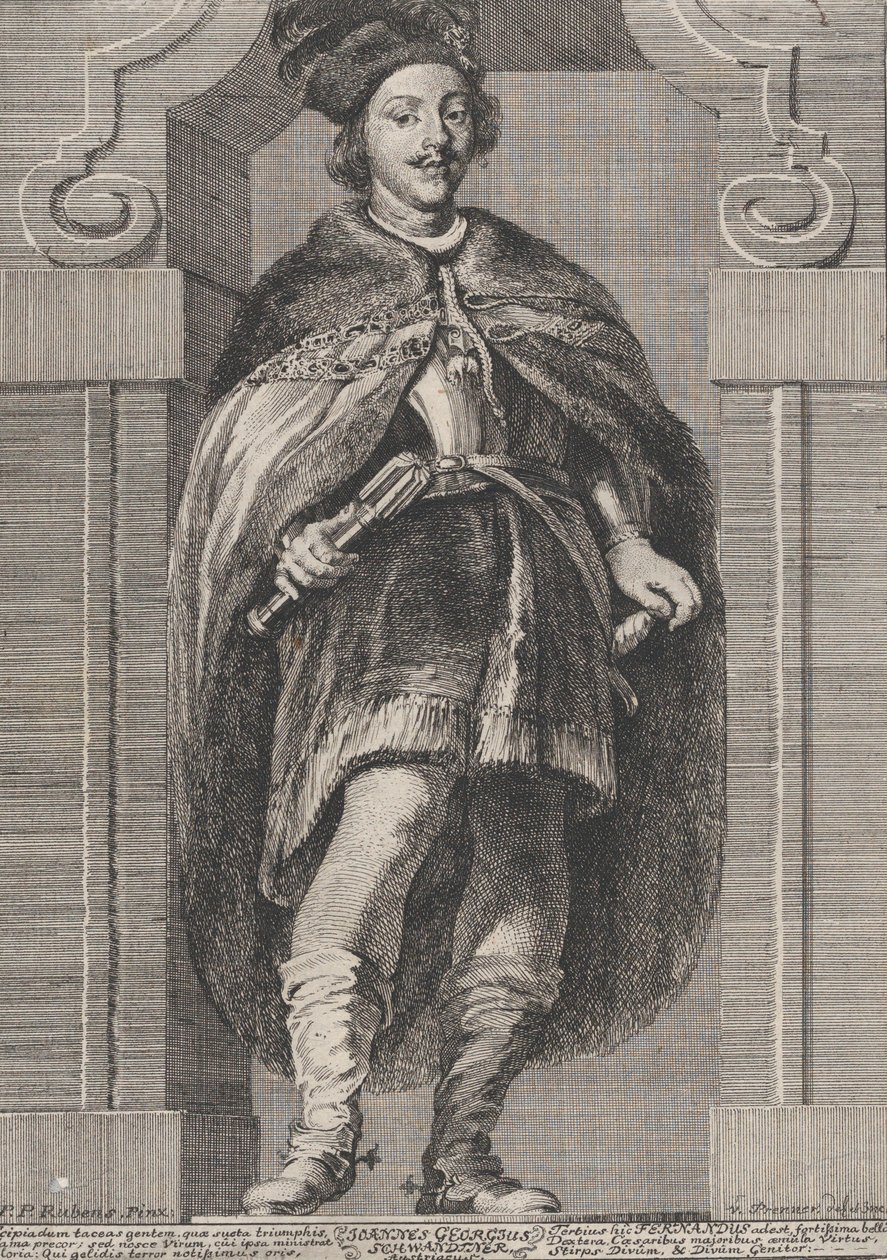 Itävallan kardinaali Infante Ferdinandin muotokuva, 1728. tekijältä Anton Joseph von Prenner