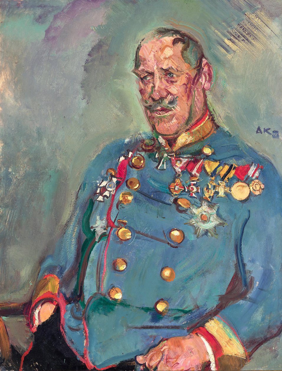 Kenraali Gottfried Seibt von Ringenhart tekijältä Anton Kolig